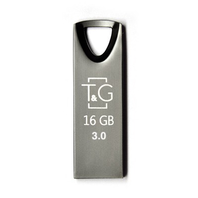 Флеш-накопичувач USB3.0 16GB T&G 117 Metal Series Black (TG117BK-16G3)